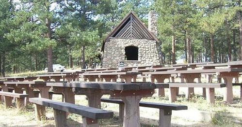 seating area at colorado micro wedding and elopement location in the mountains