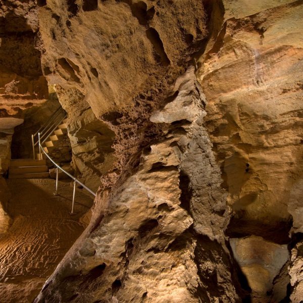 view of cave used for weddings near colorado springs