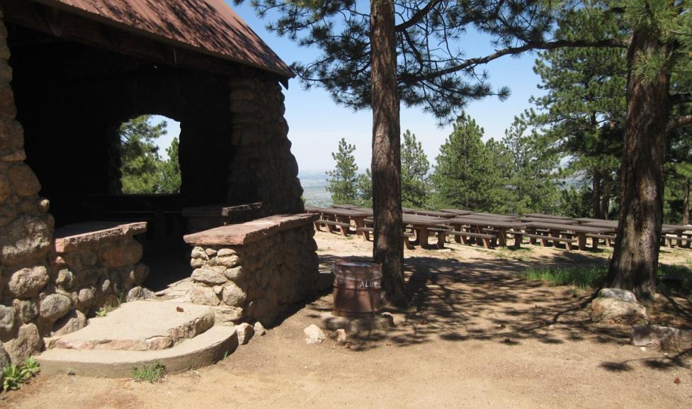 outside view of colorado micro wedding and elopement location in the mountains