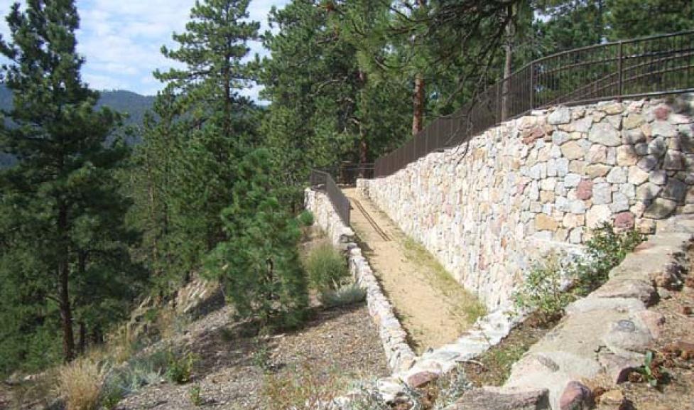 ADA walkway at micro wedding and elopement location- where to get married in colorado