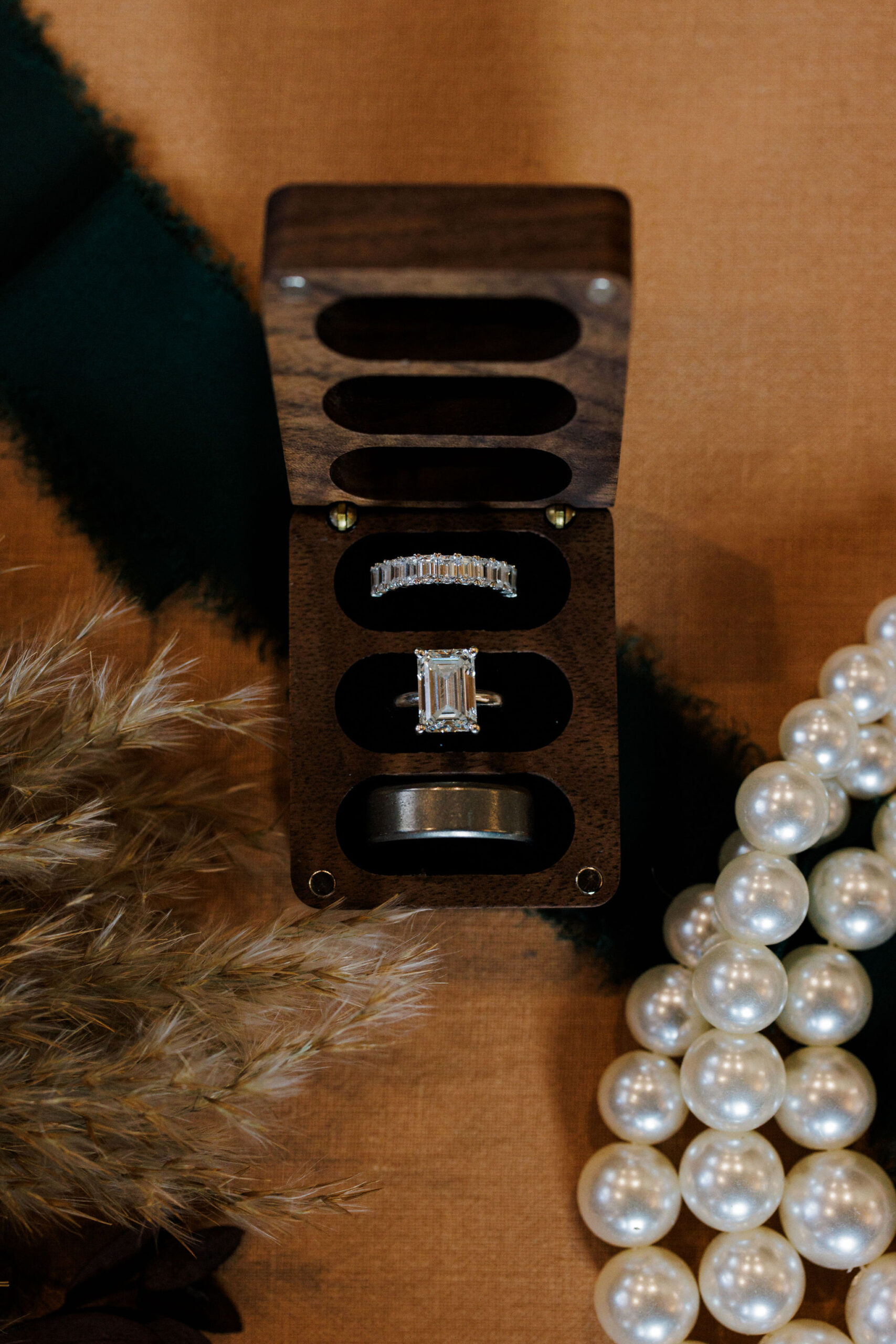 What to Pack For Your Elopement or Micro Wedding, wedding ring and band in ring box