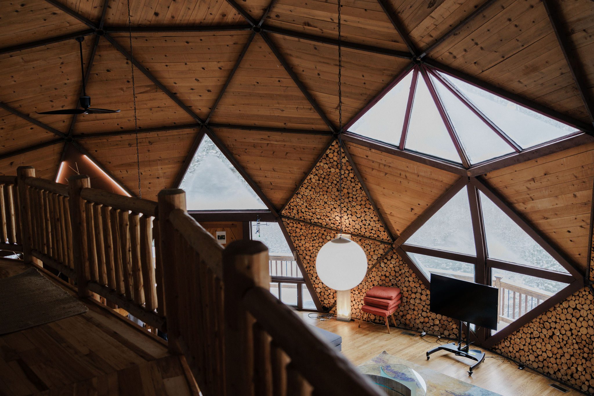 inside of estes park airbnb before mountain lake elopement